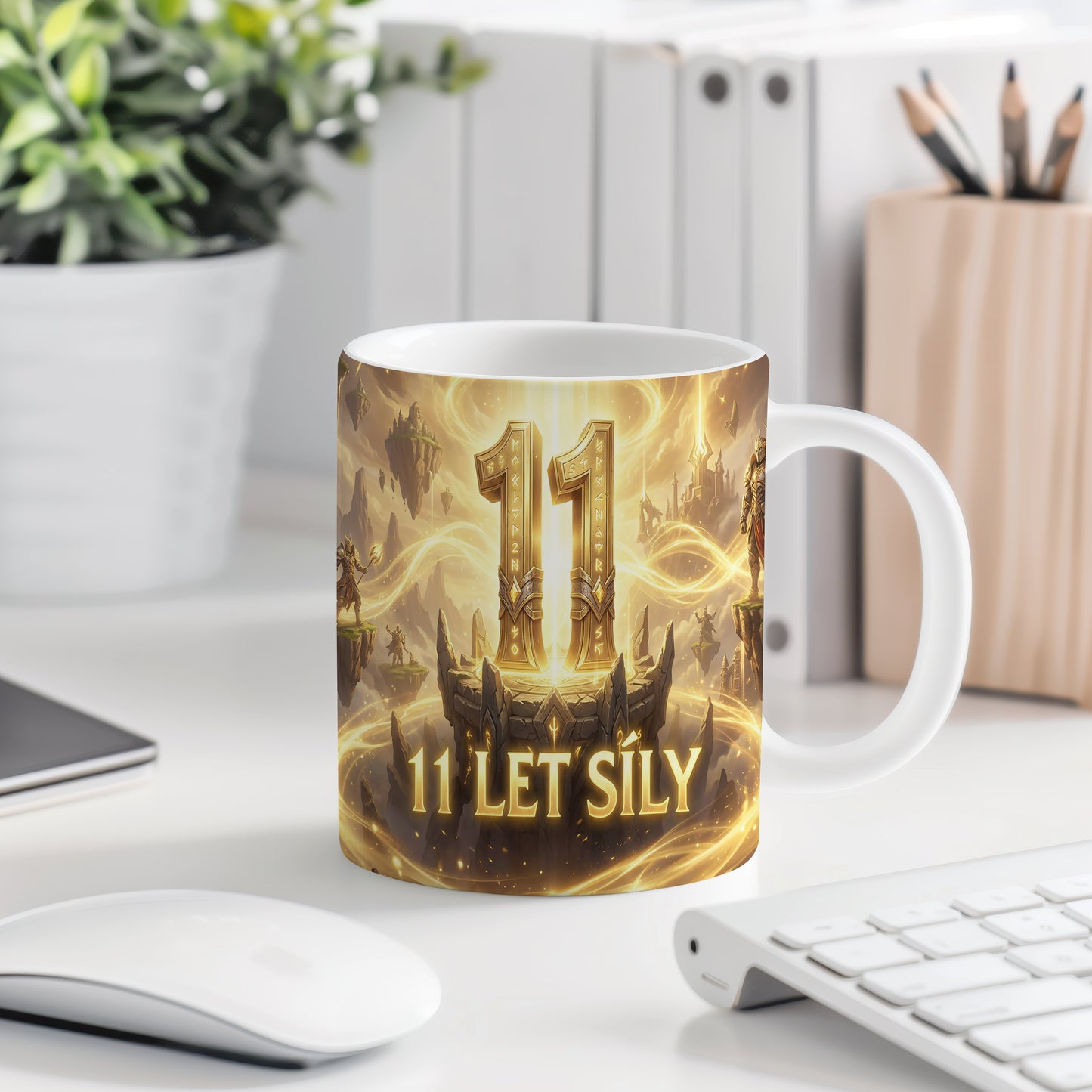 Narozeninový hrnek 11 let – 11 LET SÍLY