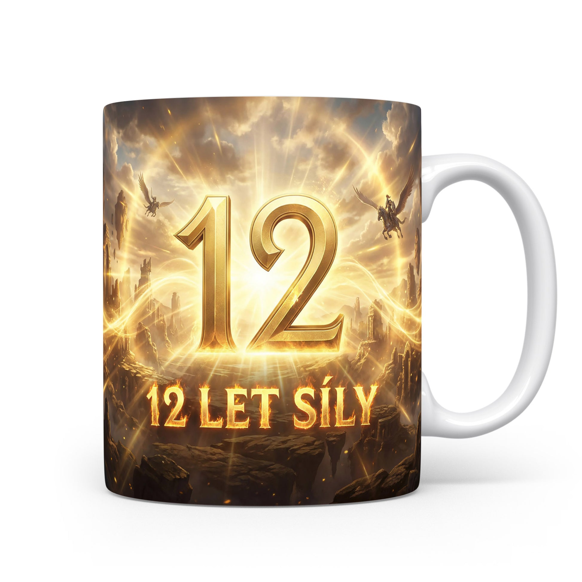 Hrnček s nápisem 12 LET SÍLY