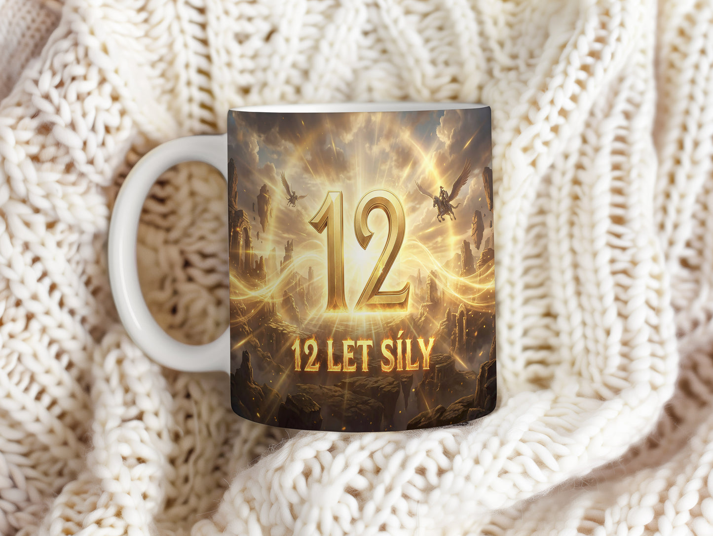 Narozeninový hrnek 12 let – 12 LET SÍLY