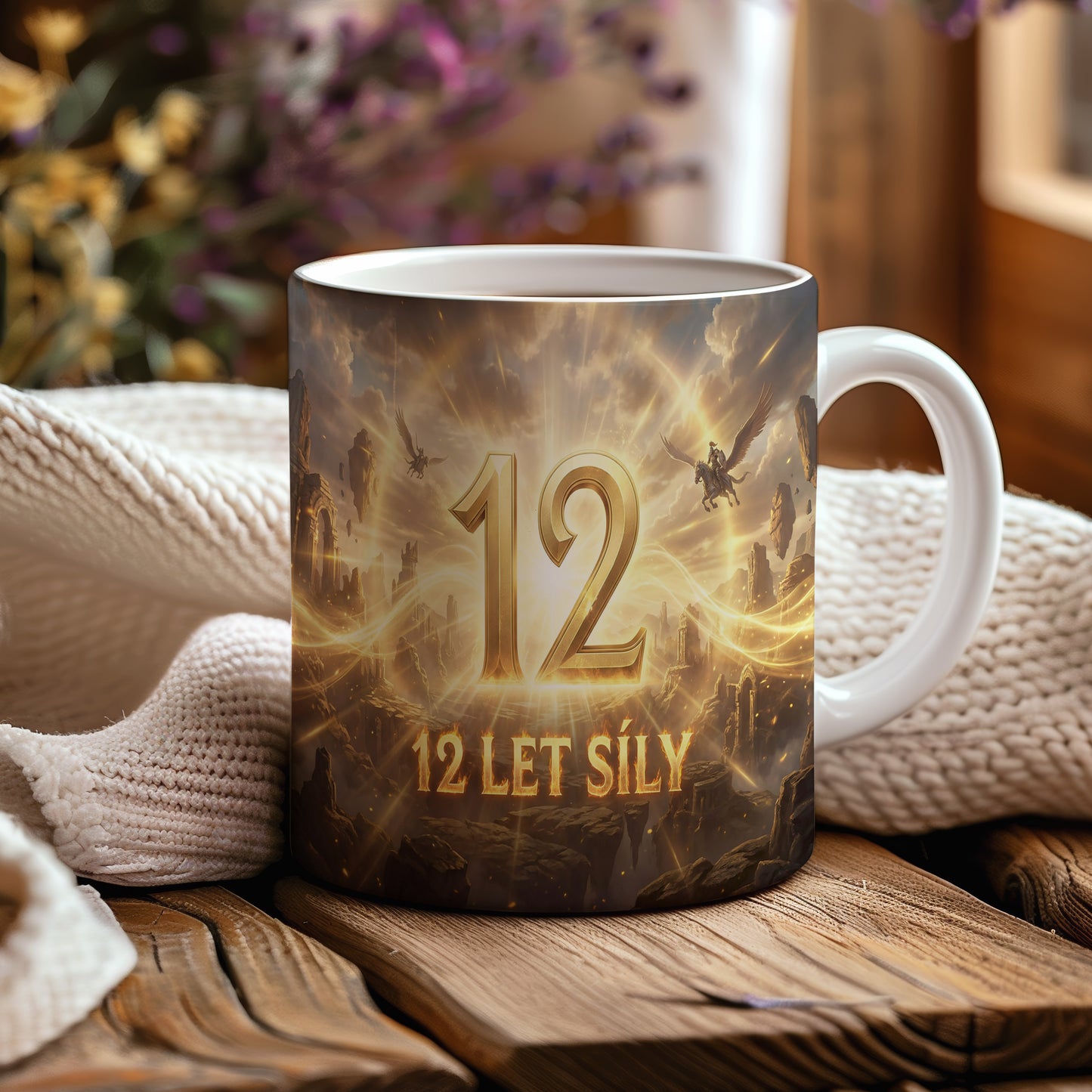 Narozeninový hrnek 12 let – 12 LET SÍLY