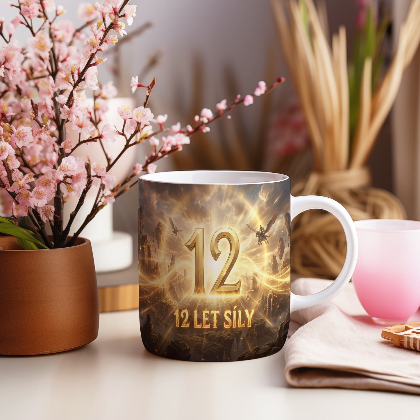 Narozeninový hrnek 12 let – 12 LET SÍLY