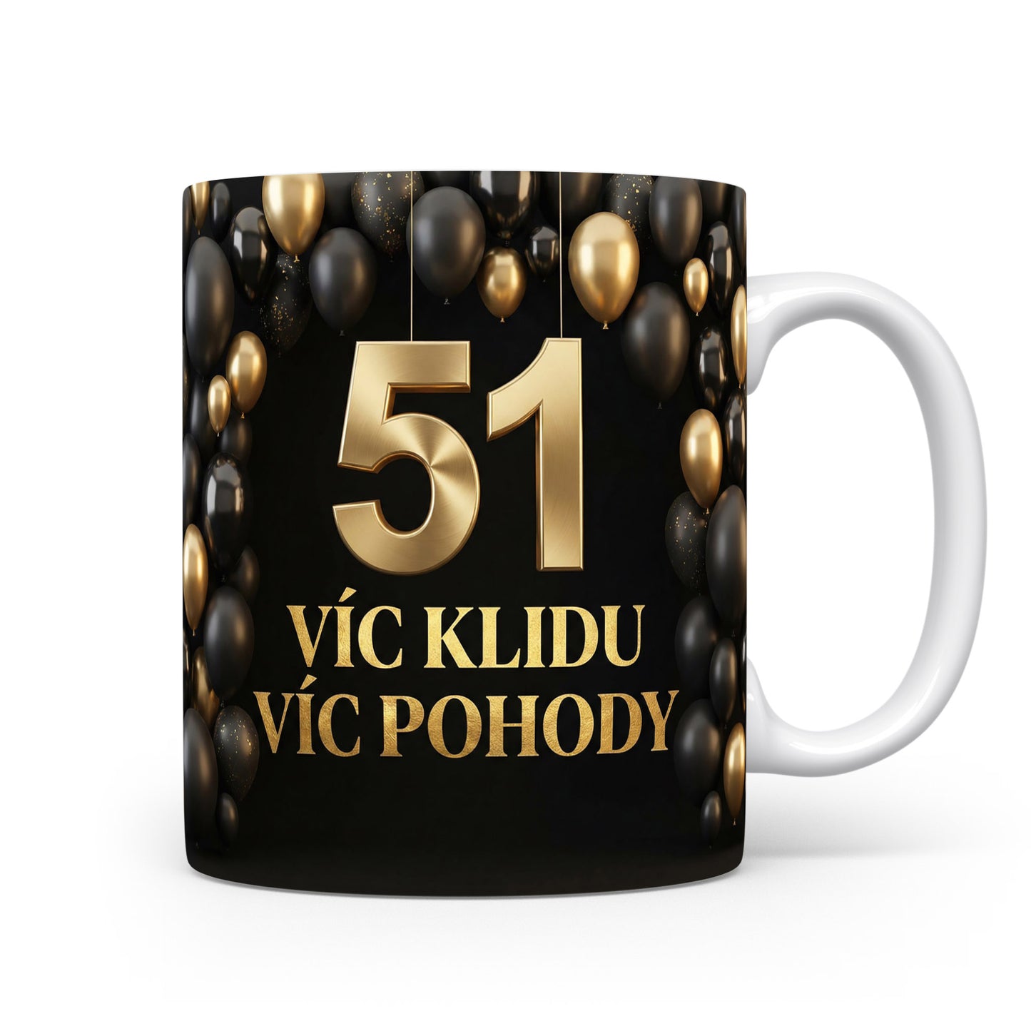 Narozeninový hrnek s číslem 51