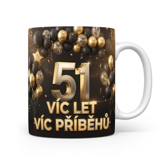 Narozeninový hrnek 51 let