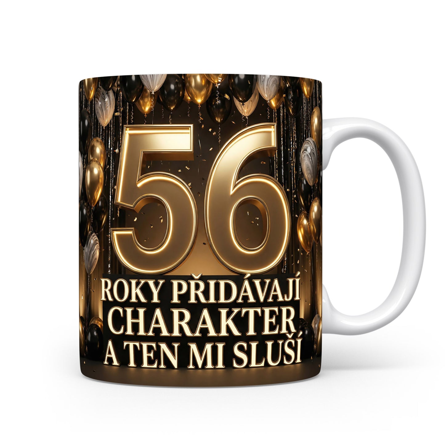 Narozeninový hrnek s číslem 56