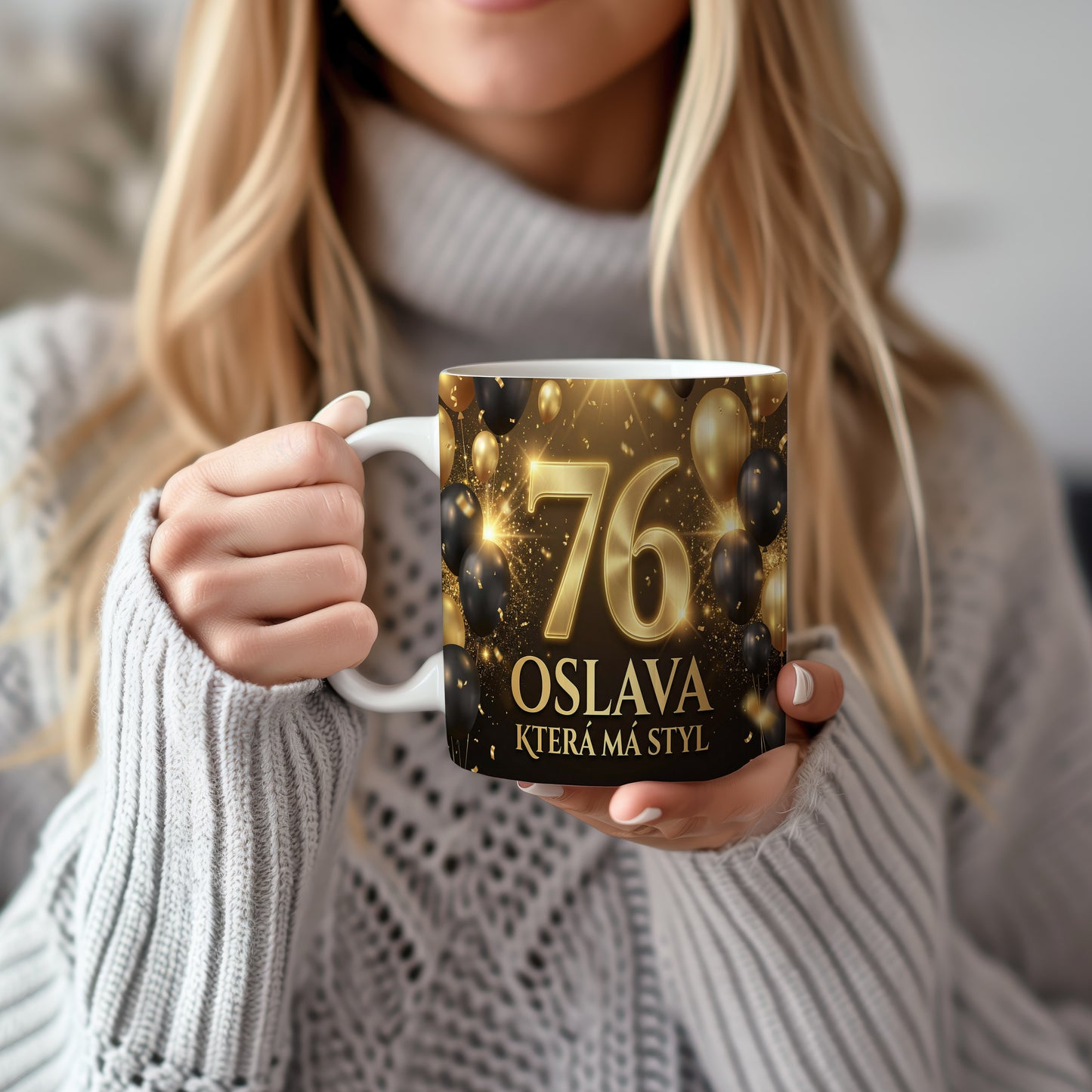 Narozeninový hrnek 76 let – OSLAVA KTERÁ MÁ STYL