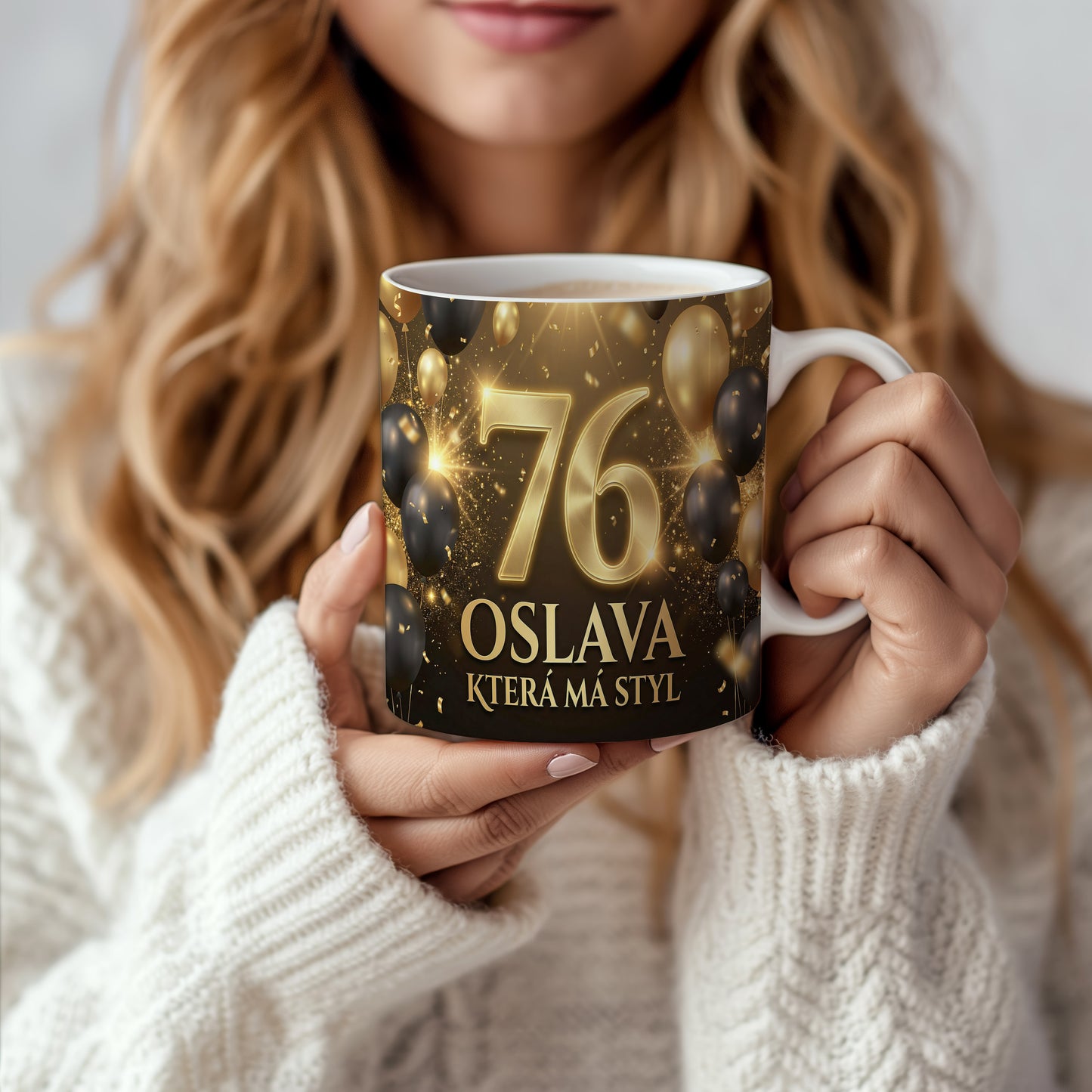 Narozeninový hrnek 76 let – OSLAVA KTERÁ MÁ STYL