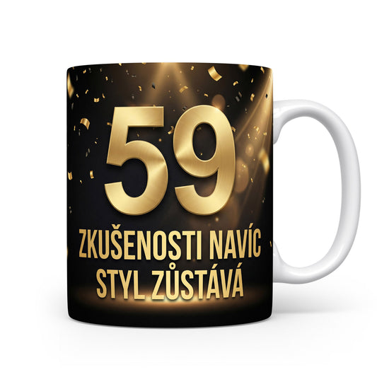 Narozeninový hrnek s číslem 59