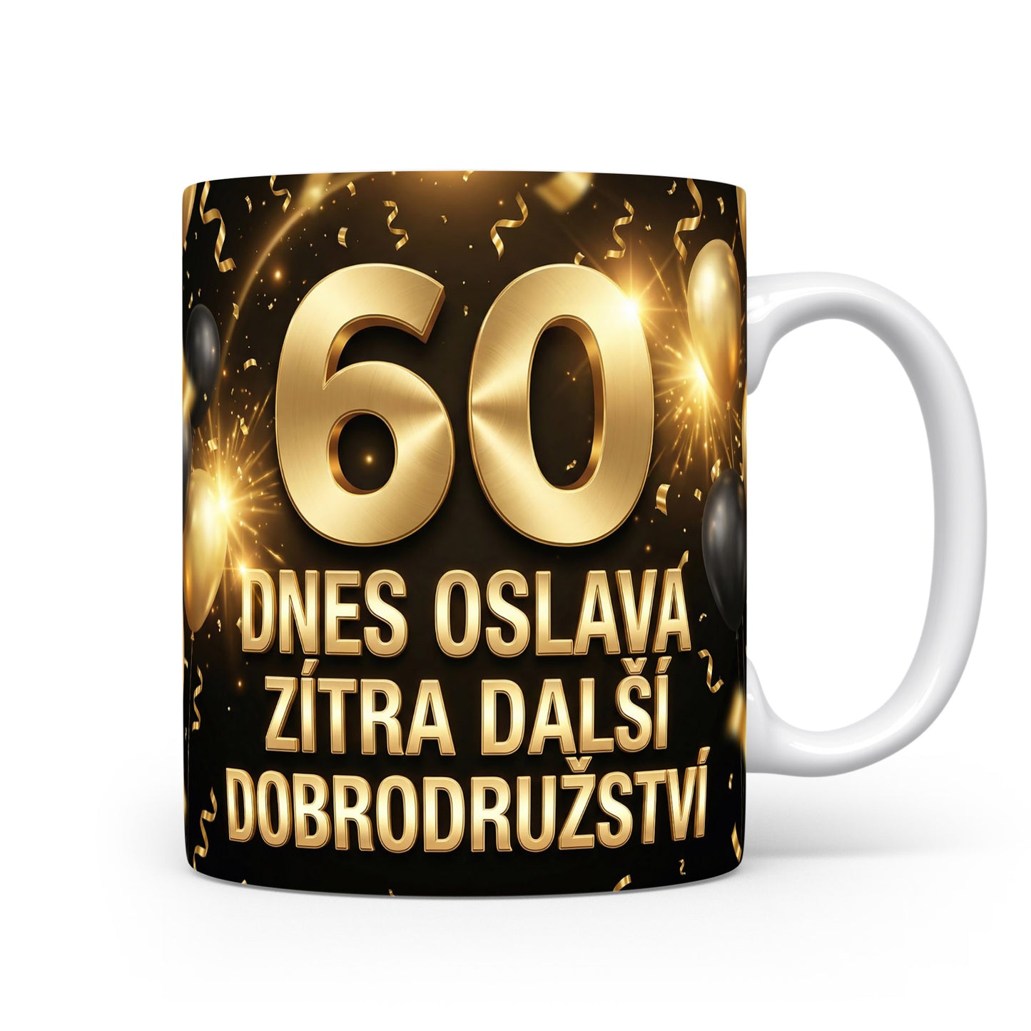 Hrnček s nápisem k 60. narozeninám