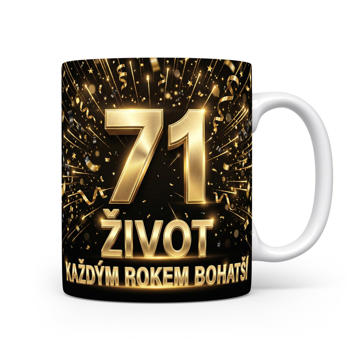 Narozeninový hrnek 71 let