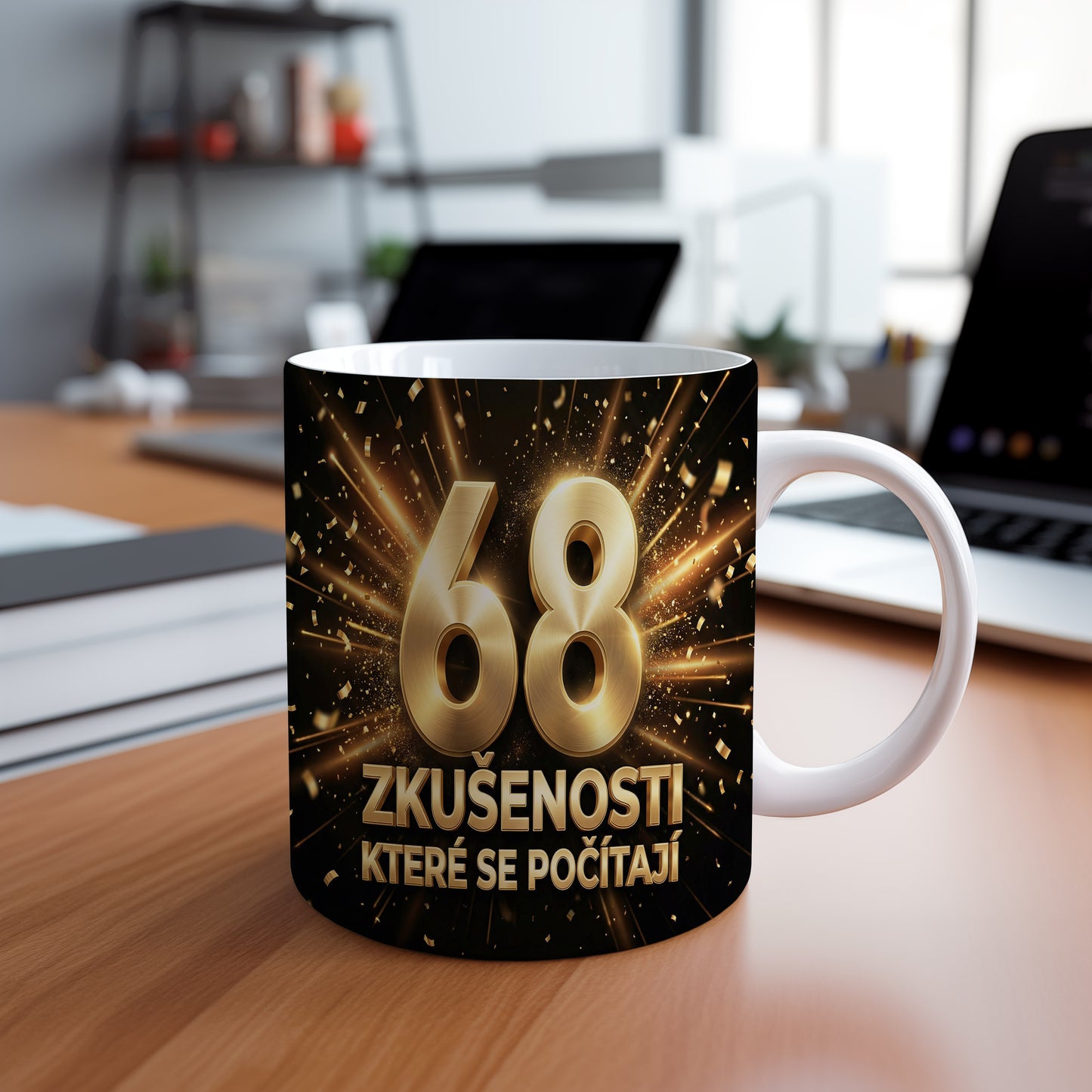 Narozeninový hrnek 68 let – ZKUŠENOSTI, KTERÉ SE POČÍTAJÍ