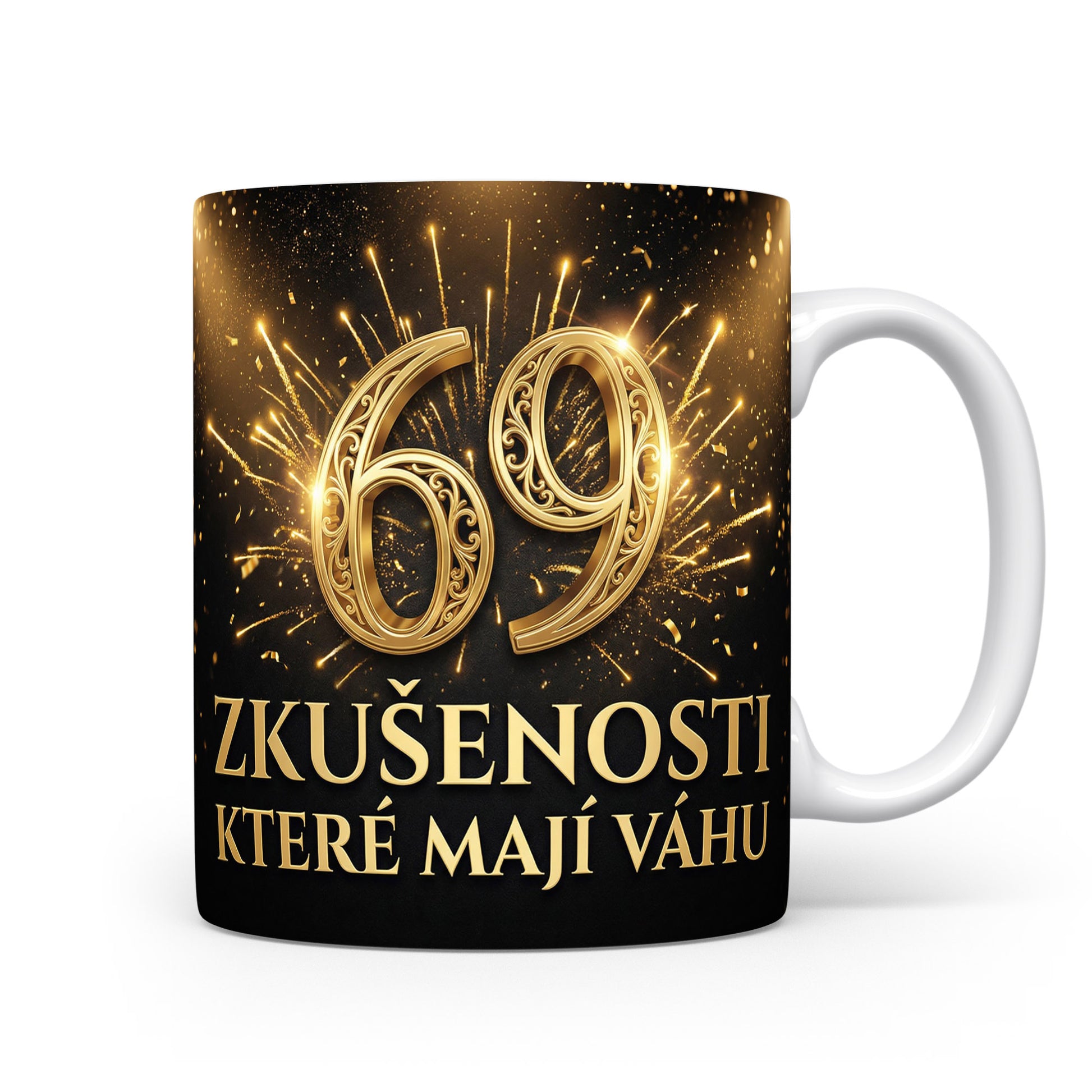 Narozeninový hrnek s číslem 69