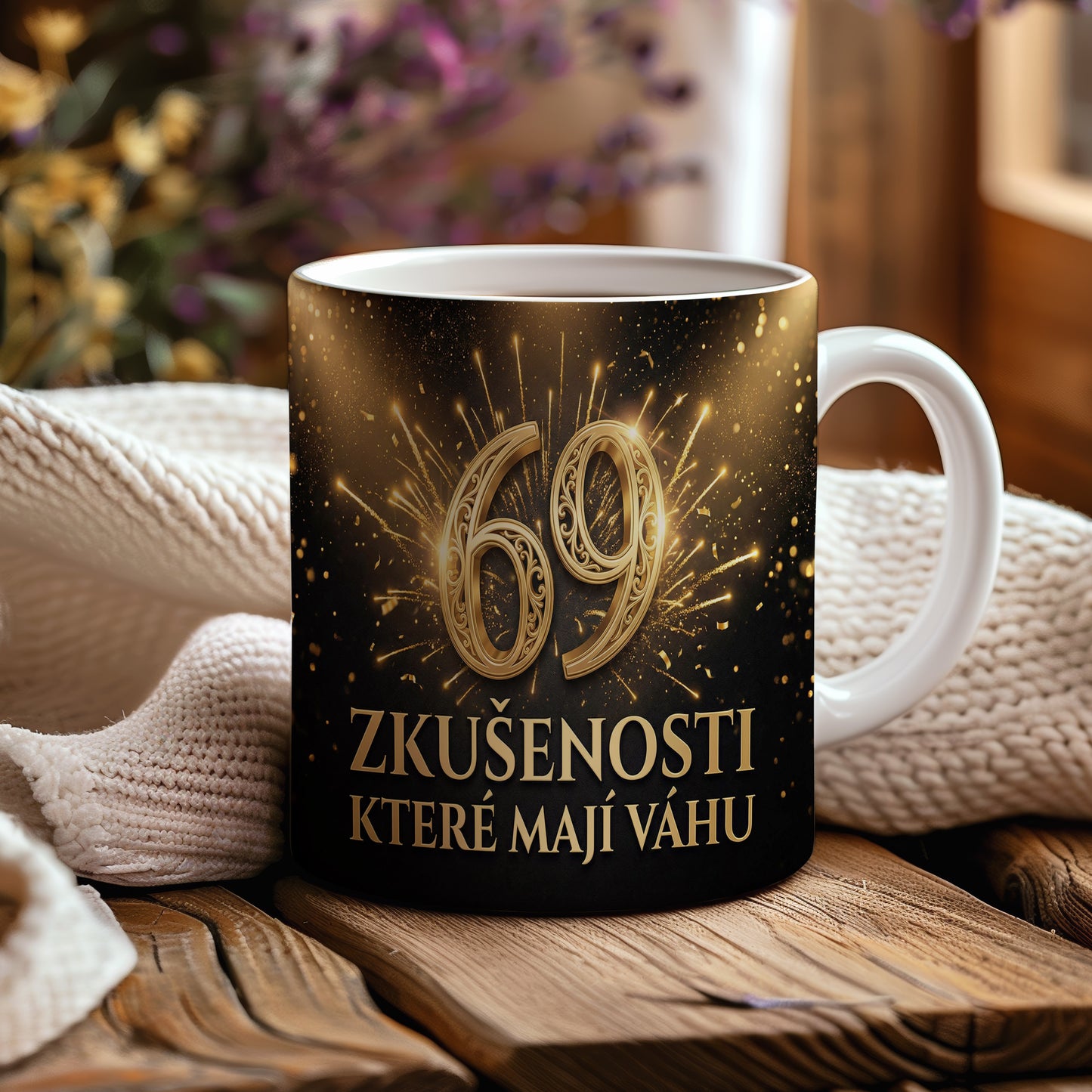 Narozeninový hrnek 69 let – ZKUŠENOSTI KTERÉ MAJÍ VÁHU