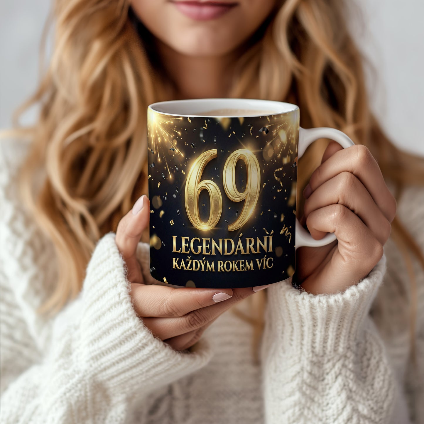 Narozeninový hrnek 69 let – LEGENDÁRNÍ KAŽDÝM ROKEM VÍC
