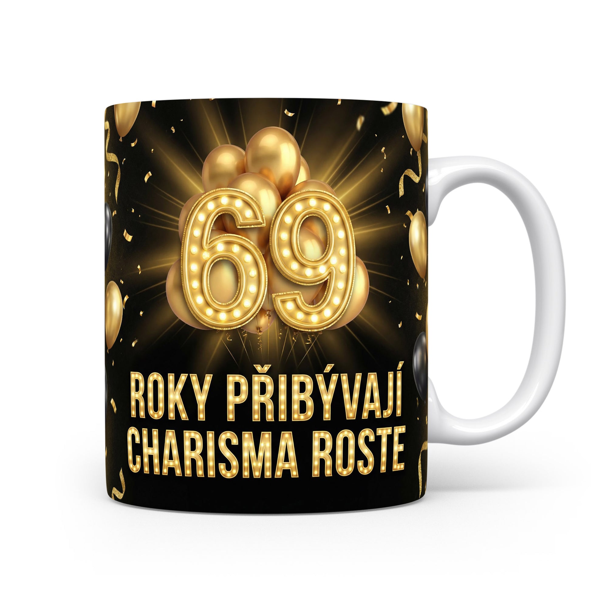 Narozeninový hrnek s číslem 69