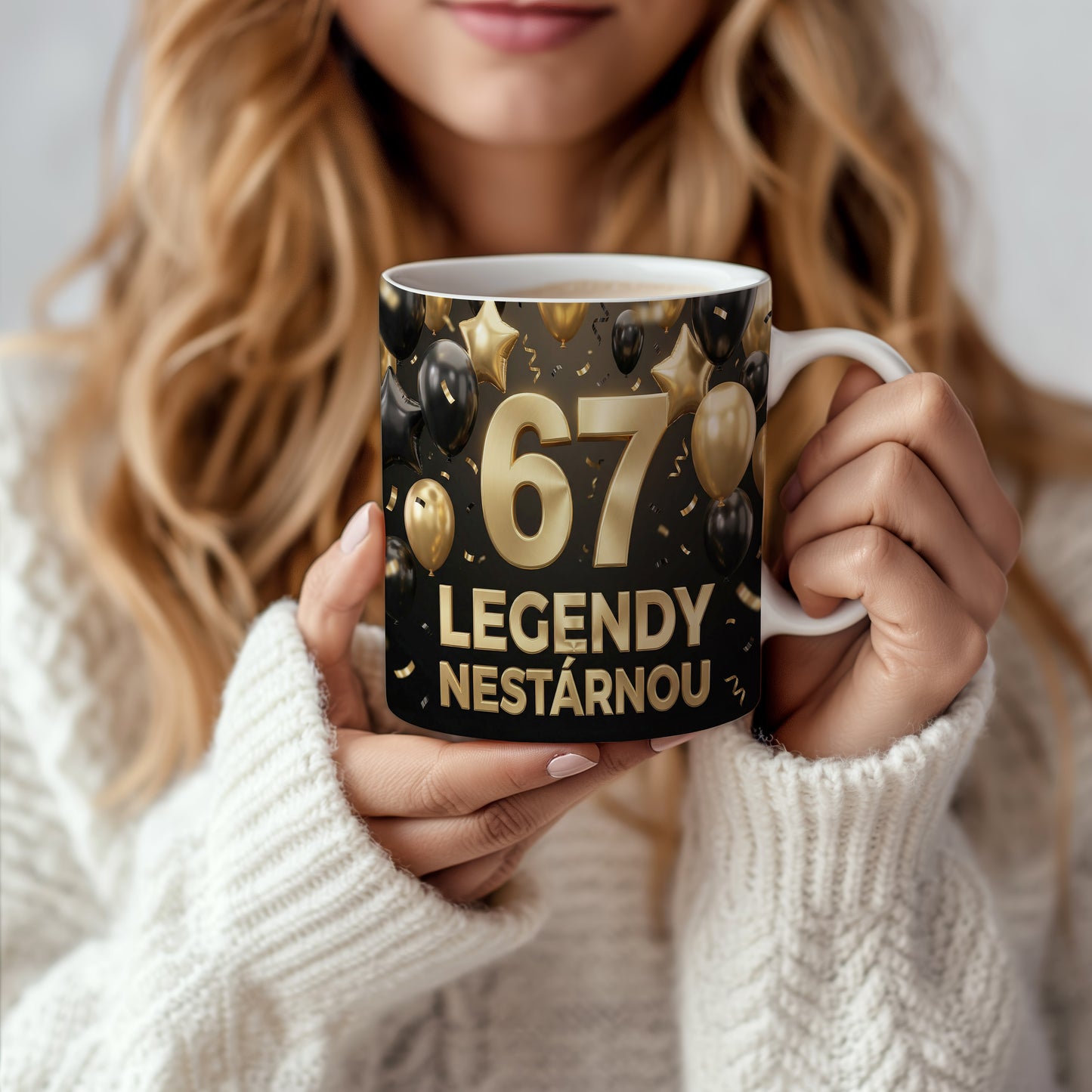Narozeninový hrnek 67 let – LEGENDY NESTÁRNOU