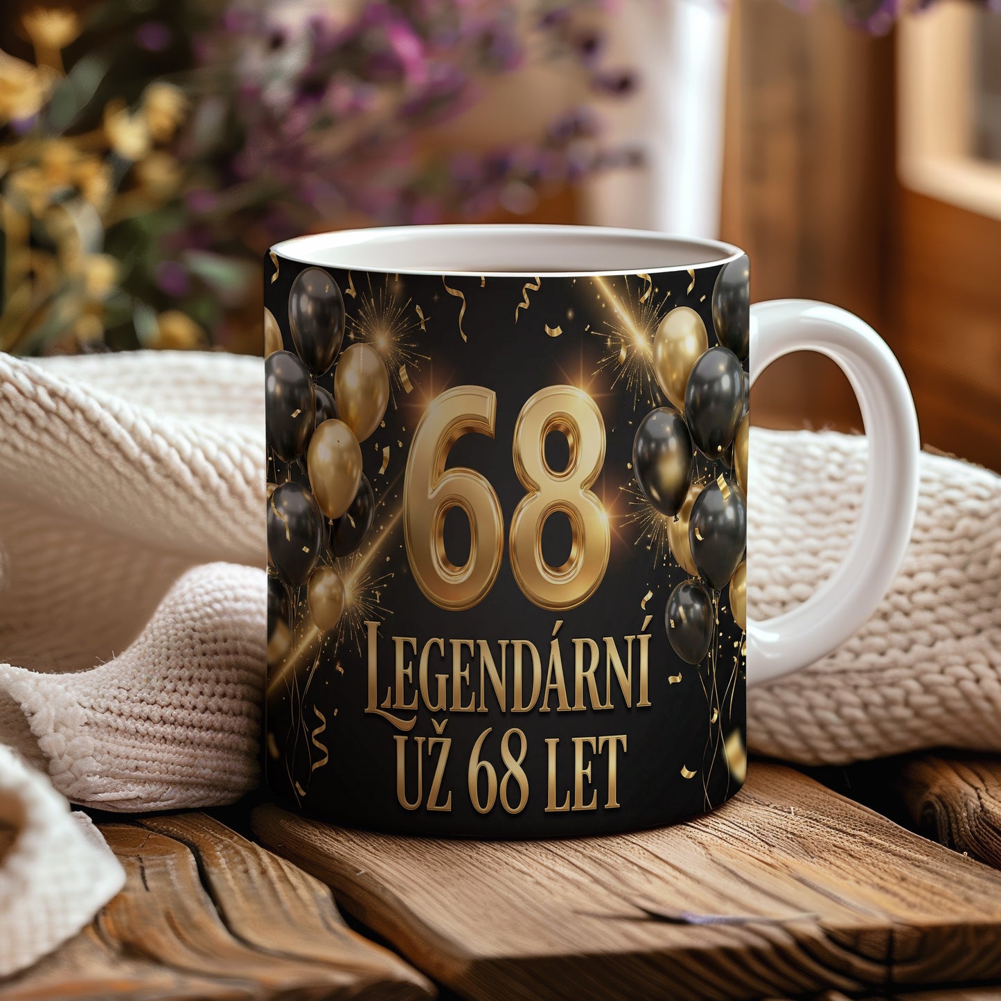 Narozeninový hrnek 68 let – LEGENDÁRNÍ UŽ 68 LET