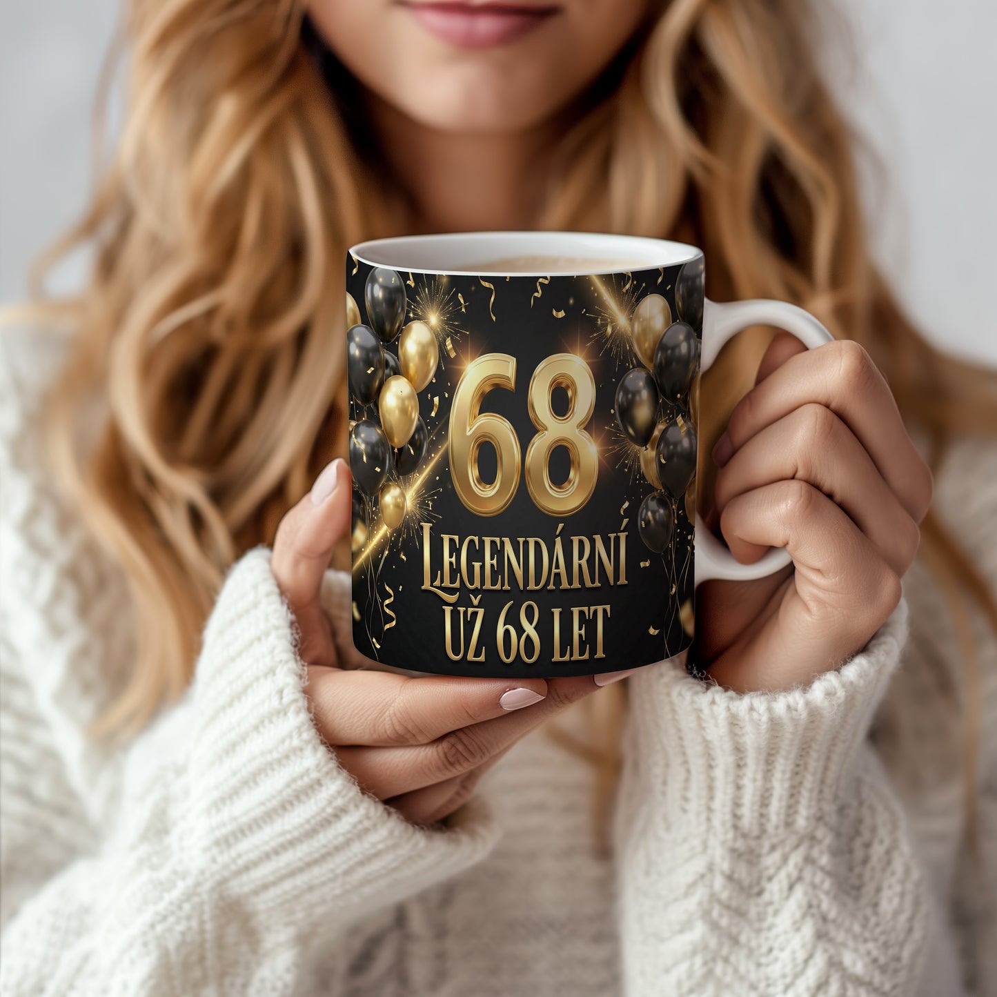 Narozeninový hrnek 68 let – LEGENDÁRNÍ UŽ 68 LET