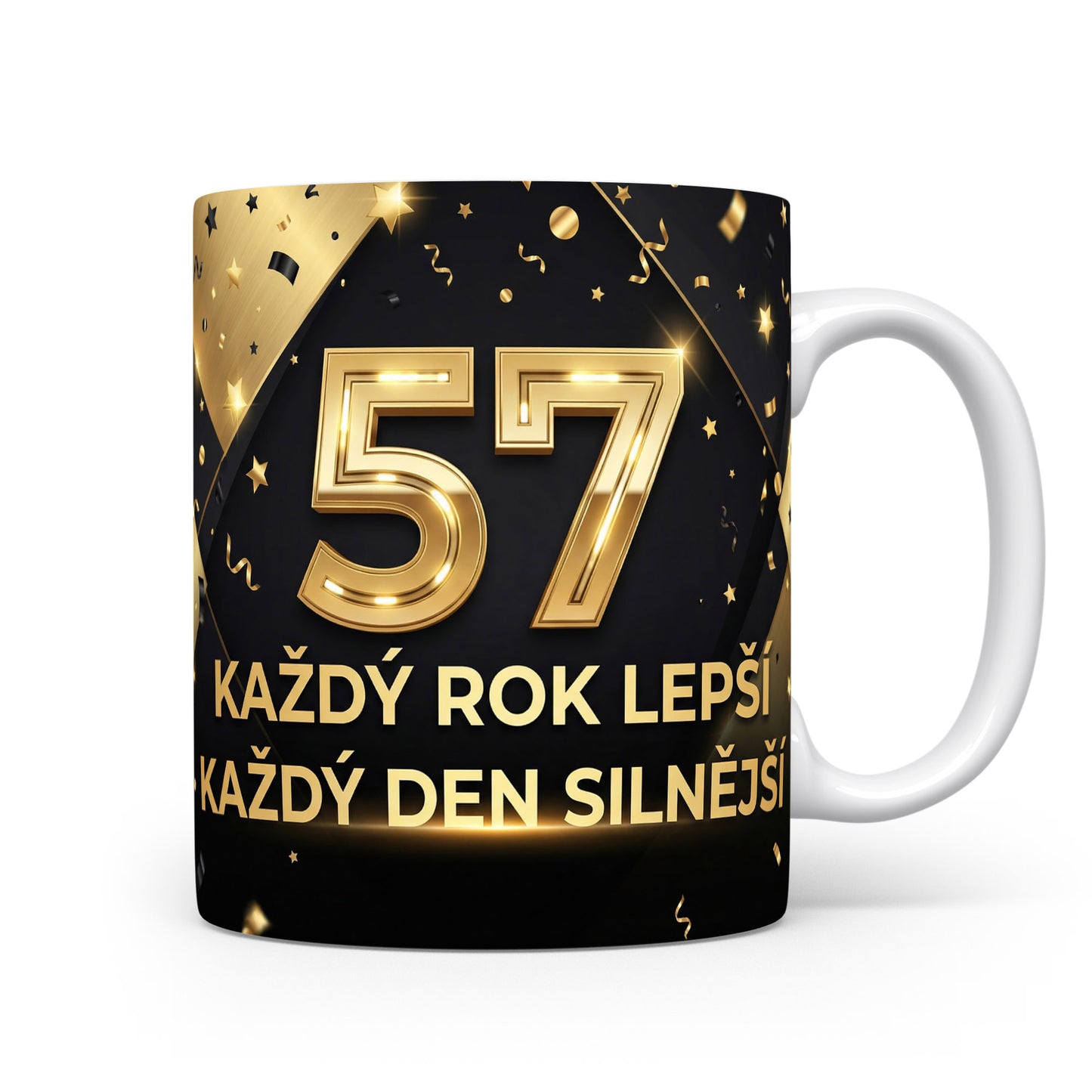 Narozeninový hrnek s číslem 57