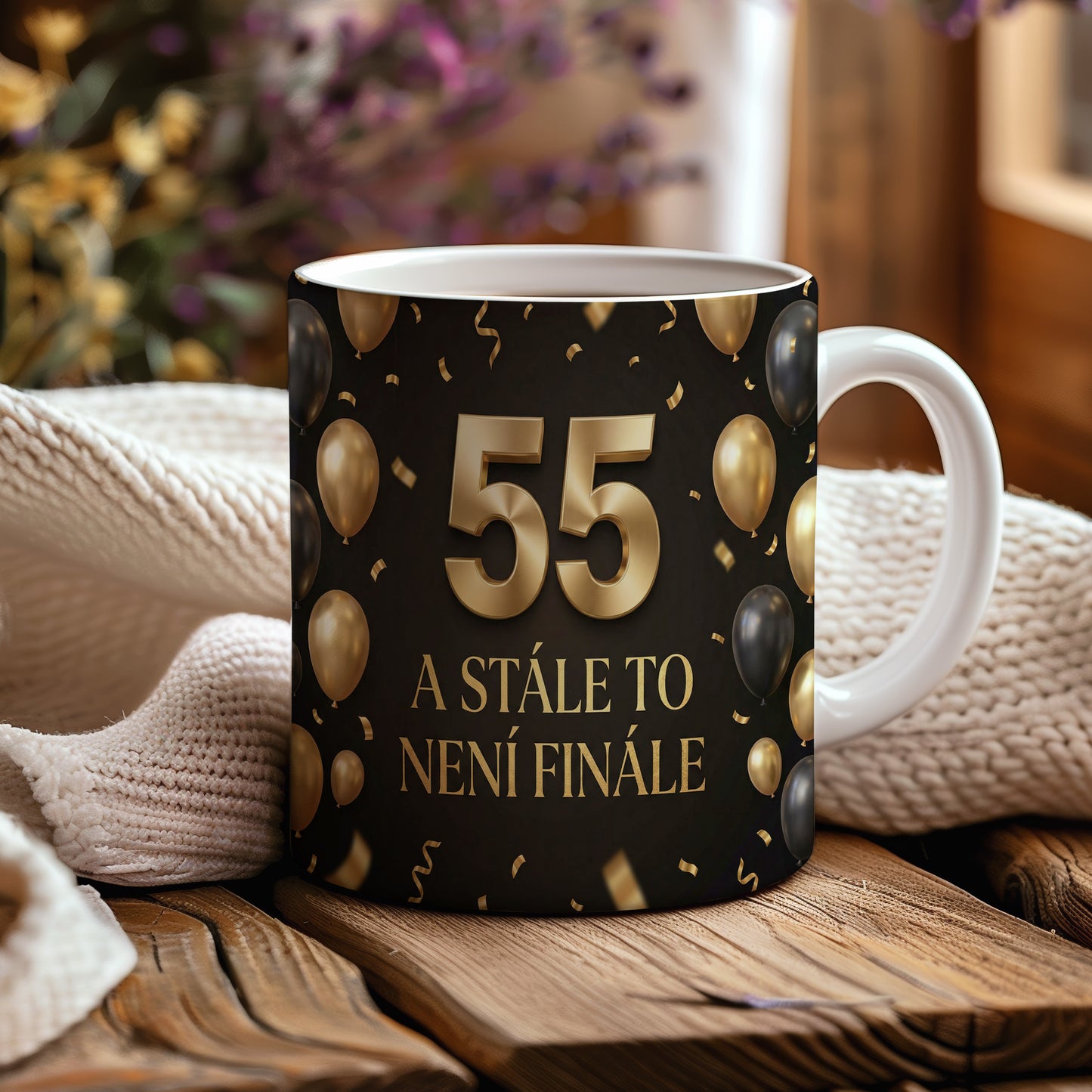 Narozeninový hrnek 55 let – A STÁLE TO NENÍ FINÁLE