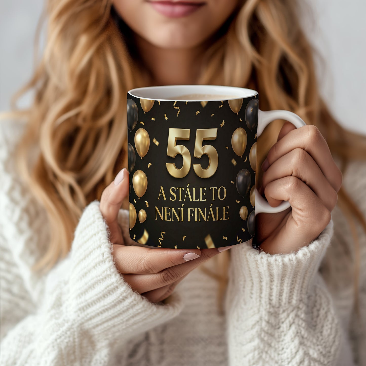 Narozeninový hrnek 55 let – A STÁLE TO NENÍ FINÁLE