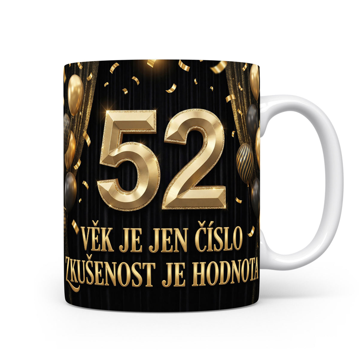 Narozeninový hrnek s číslem 52
