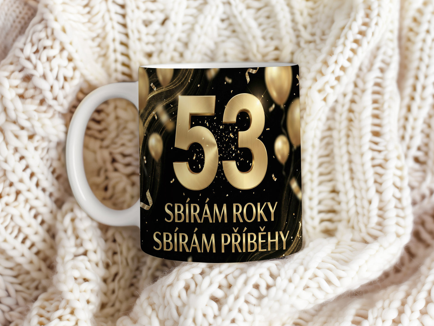 Narozeninový hrnek 53 let – SBÍRÁM ROKY SBÍRÁM PŘÍBĚHY