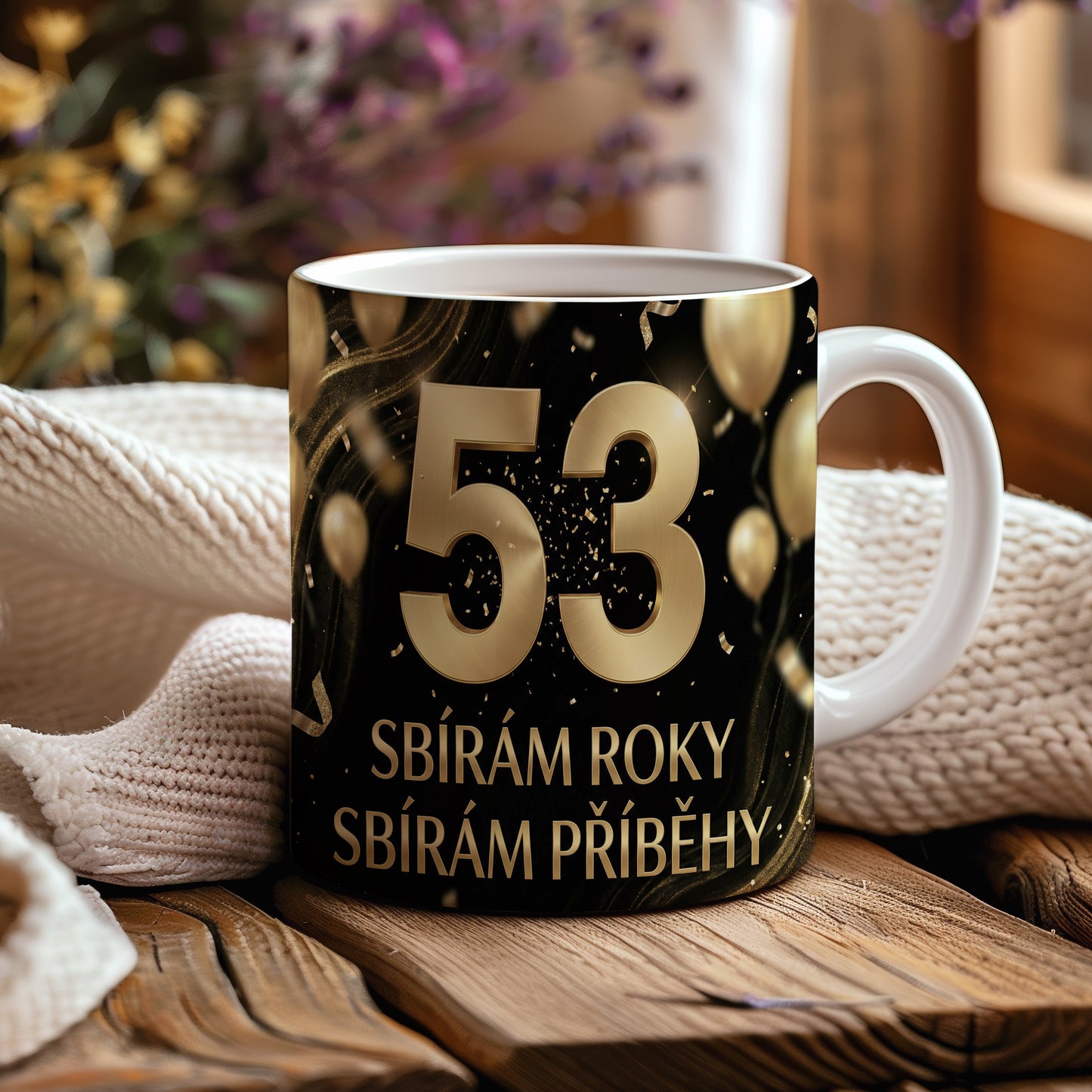 Narozeninový hrnek 53 let – SBÍRÁM ROKY SBÍRÁM PŘÍBĚHY