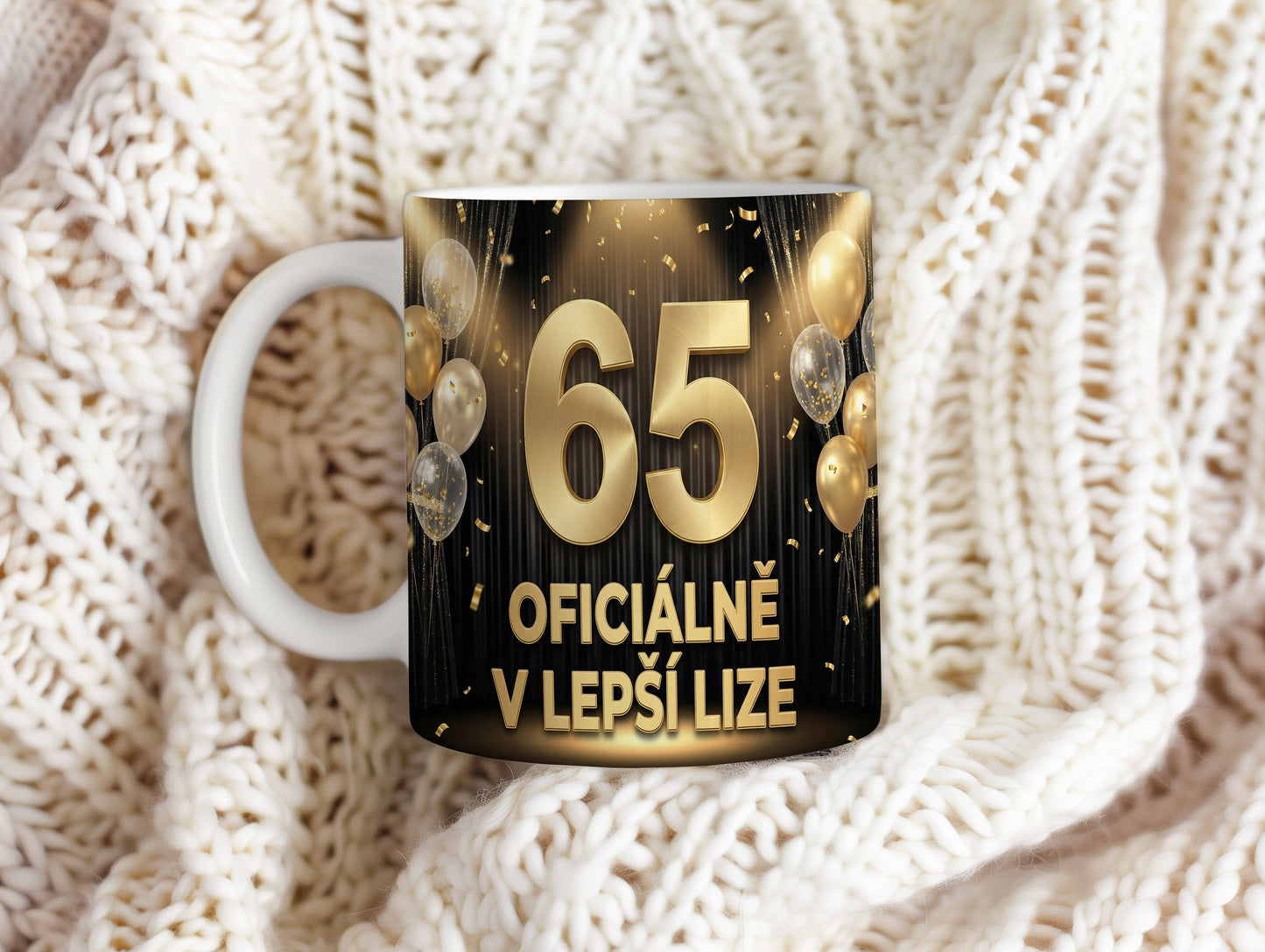 Narozeninový hrnek 65 let – OFICIÁLNĚ V LEPŠÍ LIZE