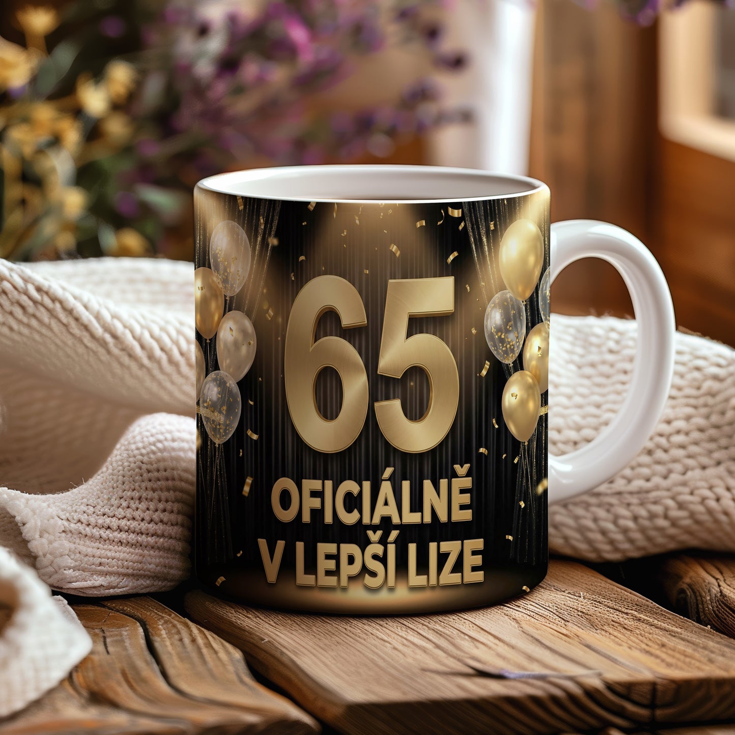 Narozeninový hrnek 65 let – OFICIÁLNĚ V LEPŠÍ LIZE