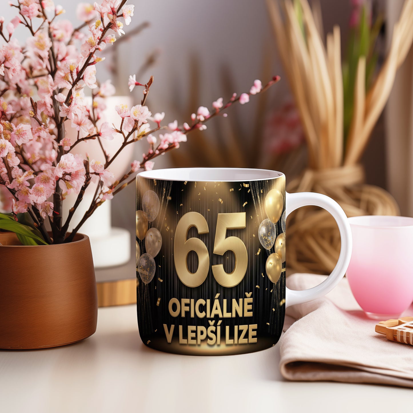 Narozeninový hrnek 65 let – OFICIÁLNĚ V LEPŠÍ LIZE