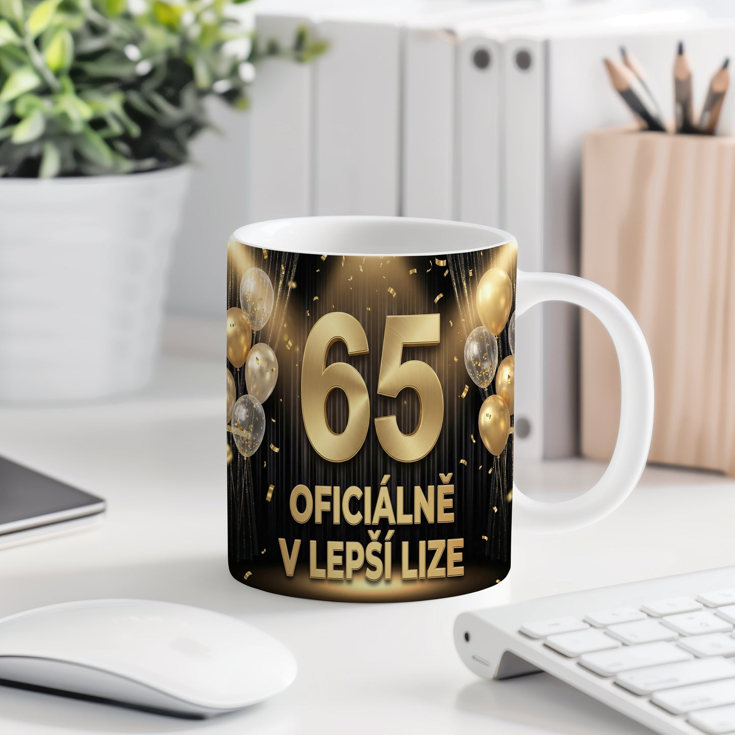 Narozeninový hrnek 65 let – OFICIÁLNĚ V LEPŠÍ LIZE