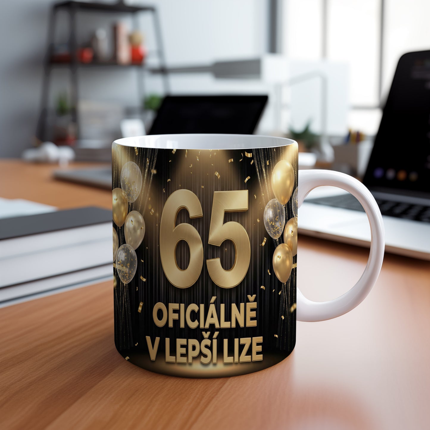 Narozeninový hrnek 65 let – OFICIÁLNĚ V LEPŠÍ LIZE