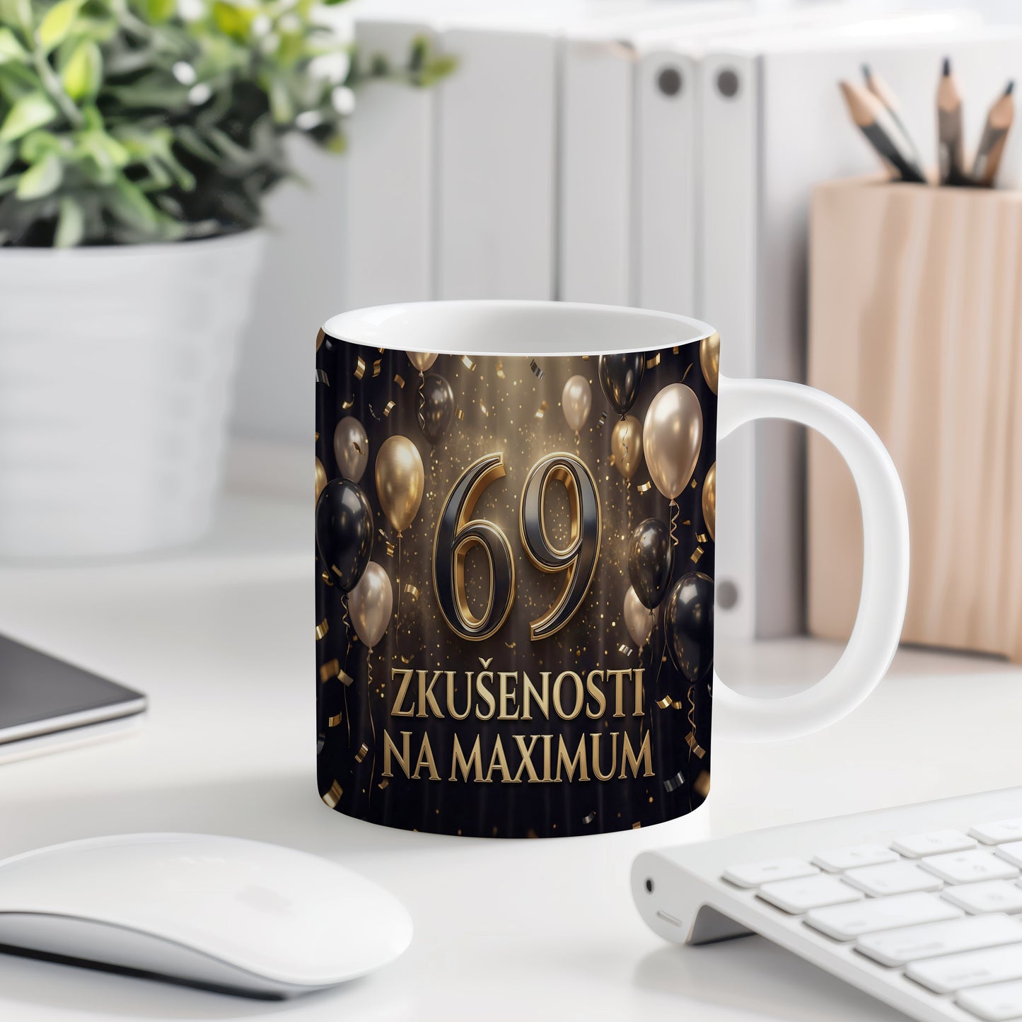 Narozeninový hrnek 69 let – ZKUŠENOSTI NA MAXIMUM