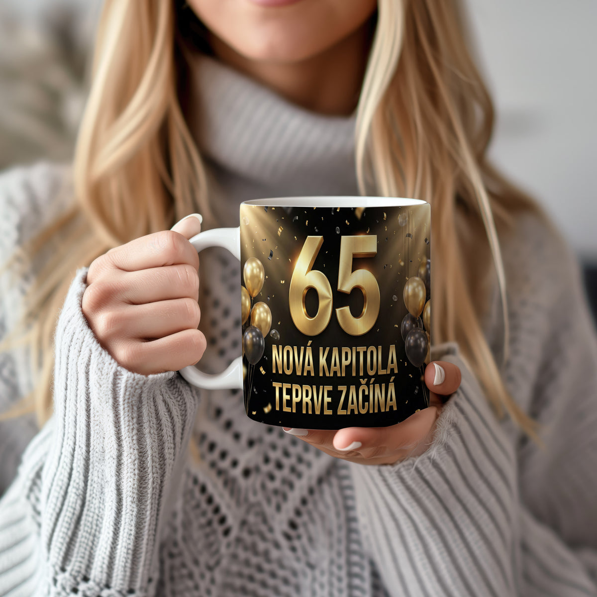 Narozeninový hrnek 65 let – NOVÁ KAPITOLA TEPRVE ZAČÍNÁ