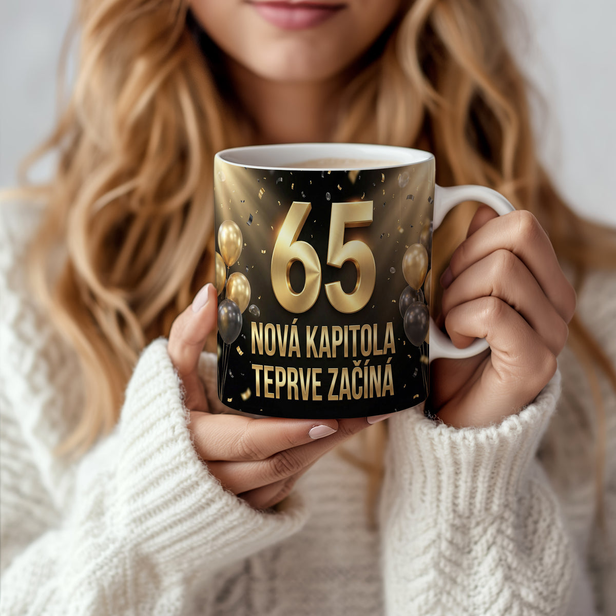 Narozeninový hrnek 65 let – NOVÁ KAPITOLA TEPRVE ZAČÍNÁ