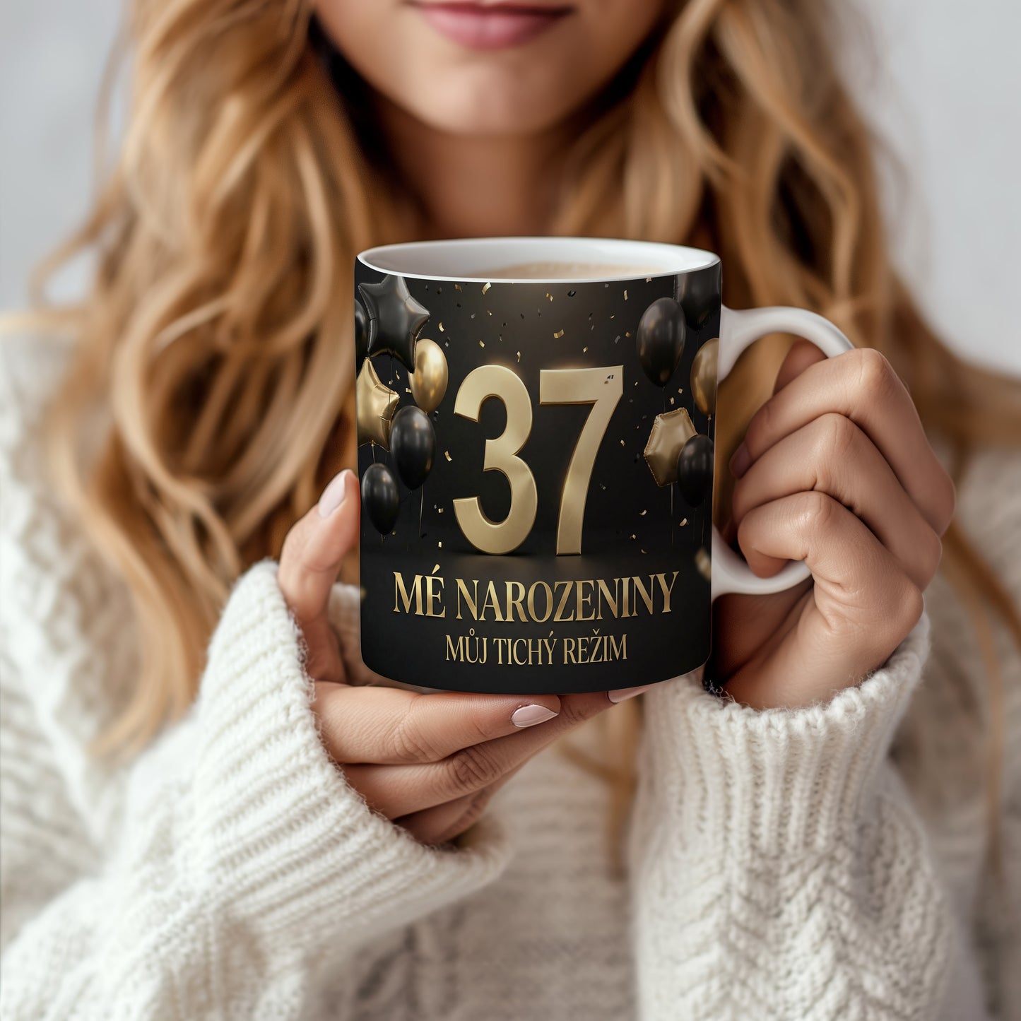 Narozeninový hrnek 37 let – MÉ NAROZENINY MŮJ TICHÝ REŽIM
