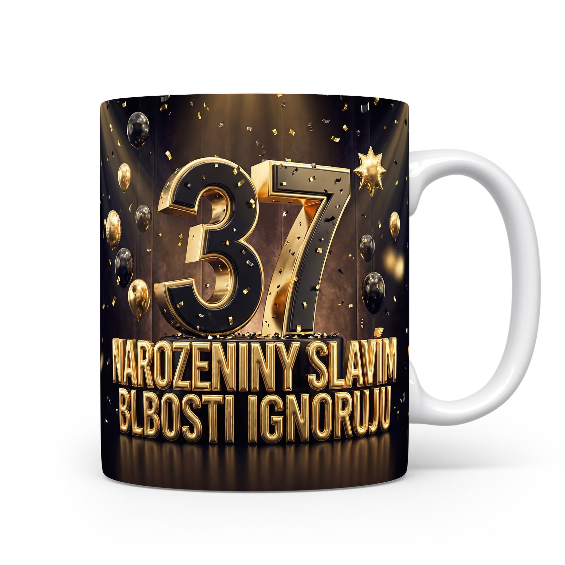 Narozeninový hrnek s číslem 37