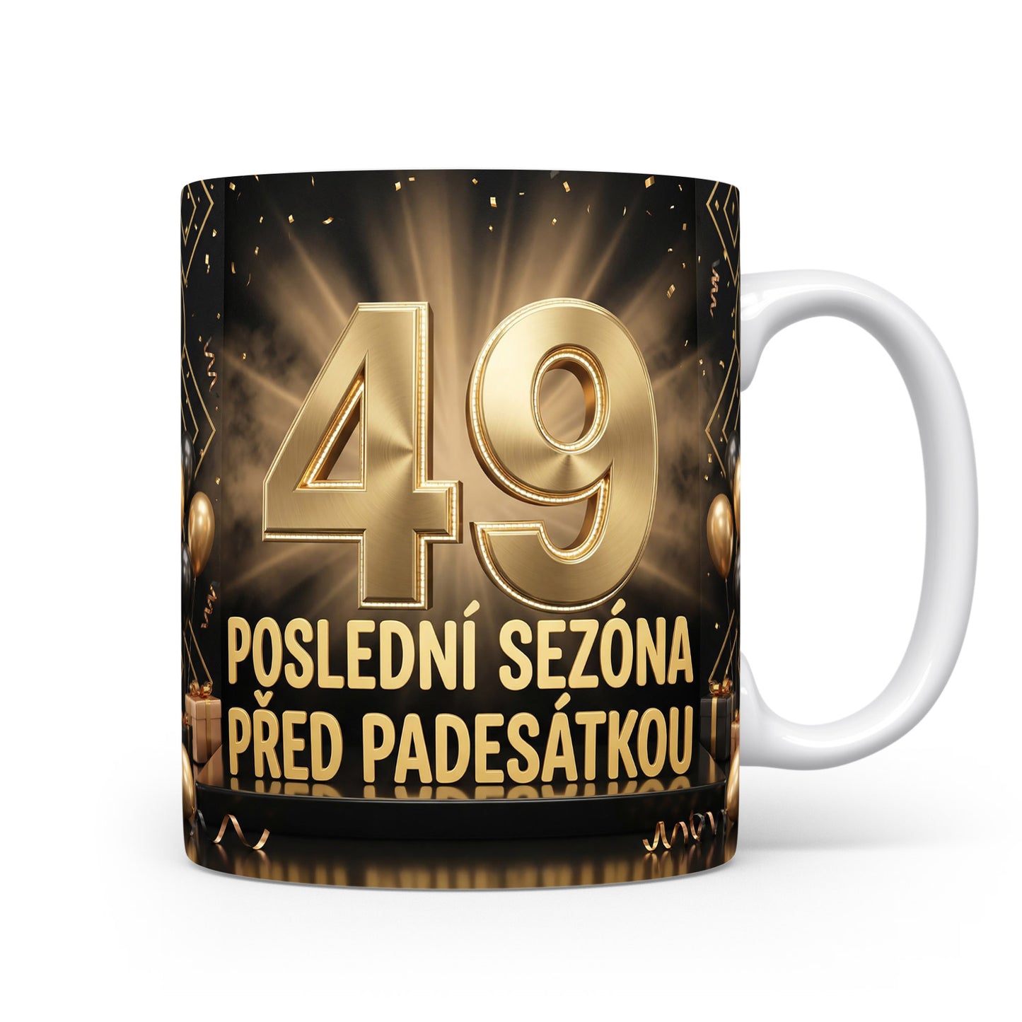 Narozeninový hrnek s číslem 49