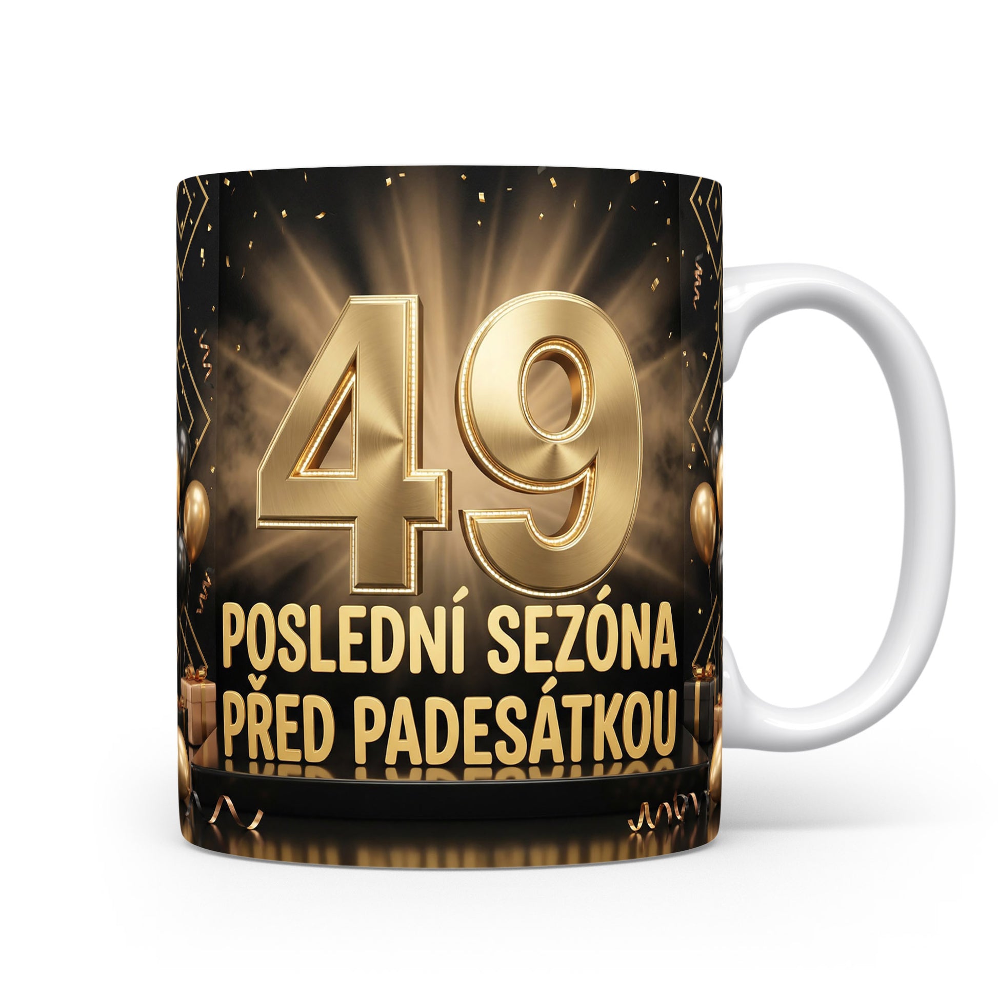 Narozeninový hrnek s číslem 49