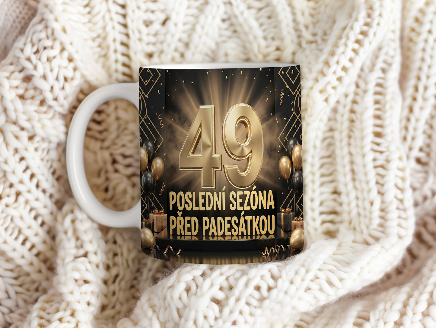 Narozeninový hrnek 49 let – POSLEDNÍ SEZÓNA PŘED PADESÁTKOU
