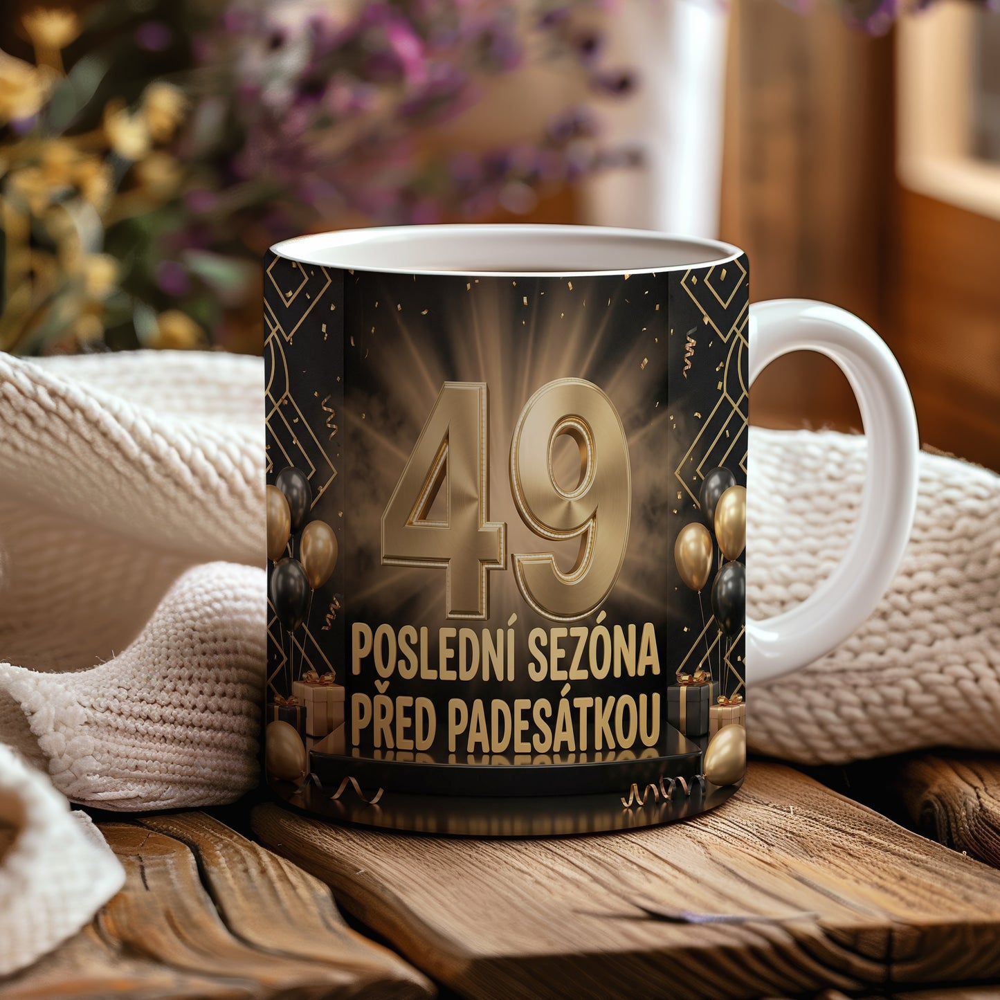 Narozeninový hrnek 49 let – POSLEDNÍ SEZÓNA PŘED PADESÁTKOU