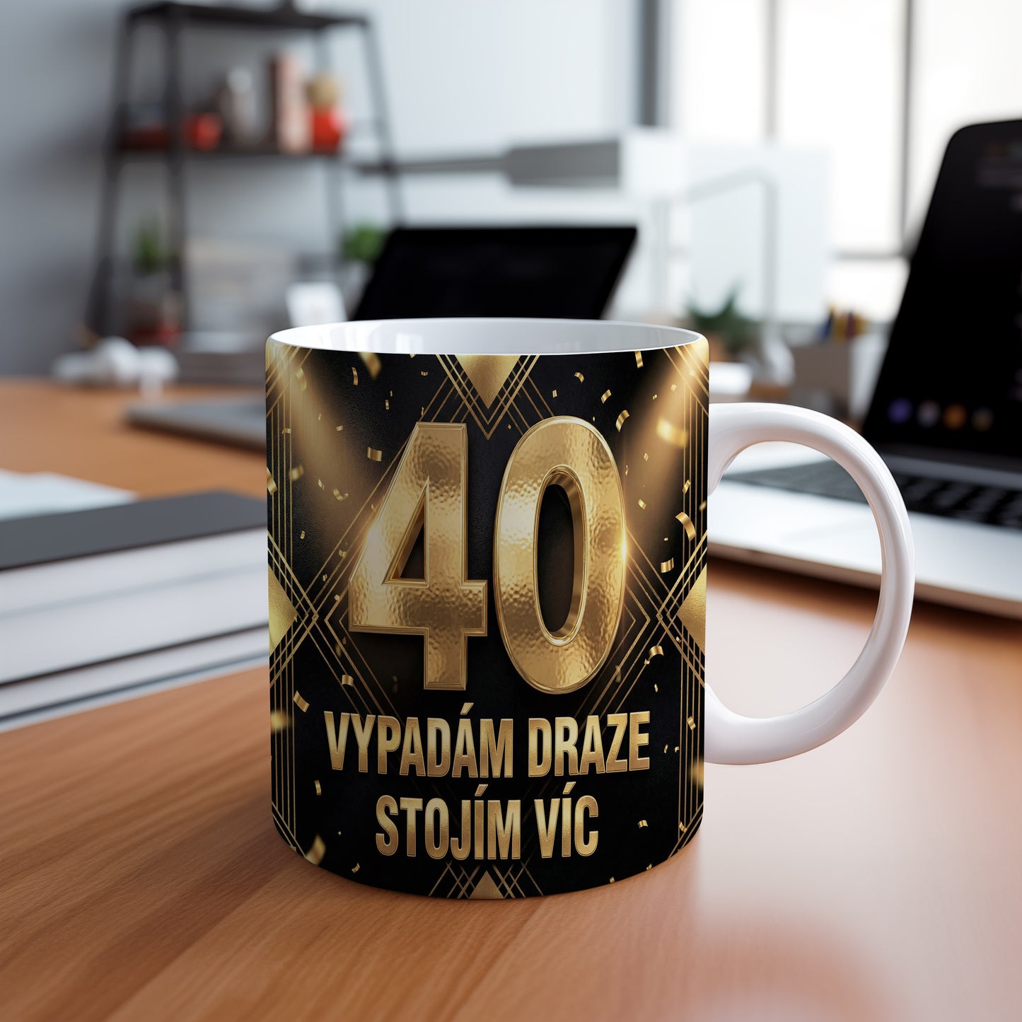 Narozeninový hrnek 40 let – VYPADÁM DRAZE STOJÍM VÍC
