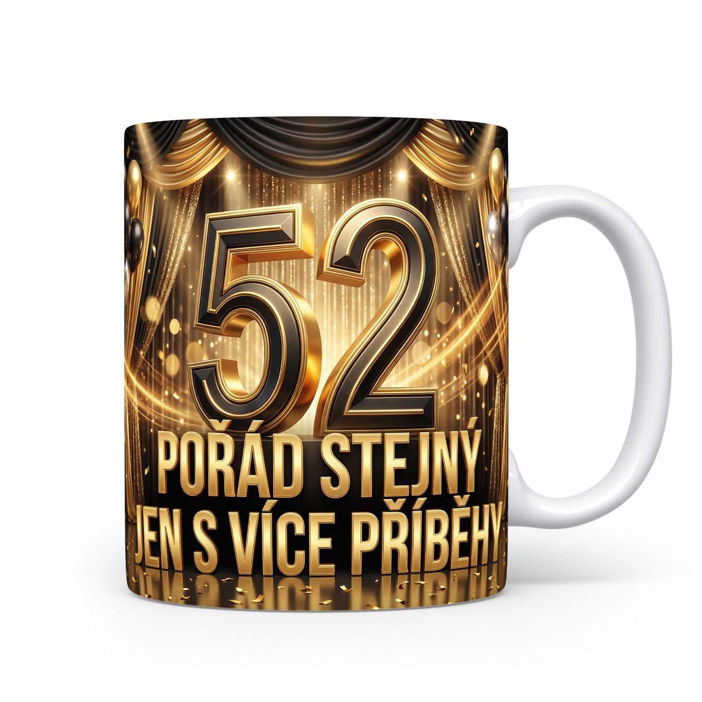 Narozeninový hrnek s číslem 52