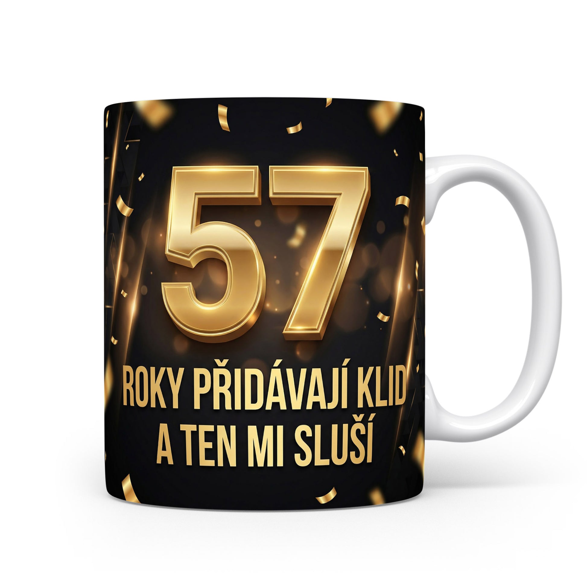 Narozeninový hrnek s číslem 57
