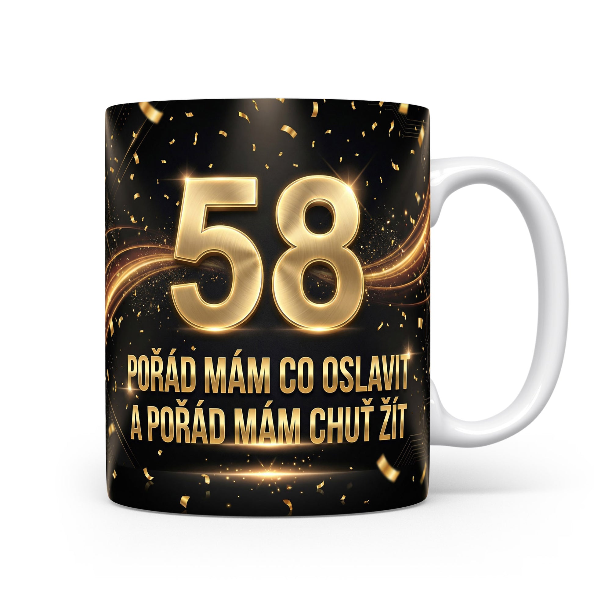 Narozeninový hrnek s číslem 58