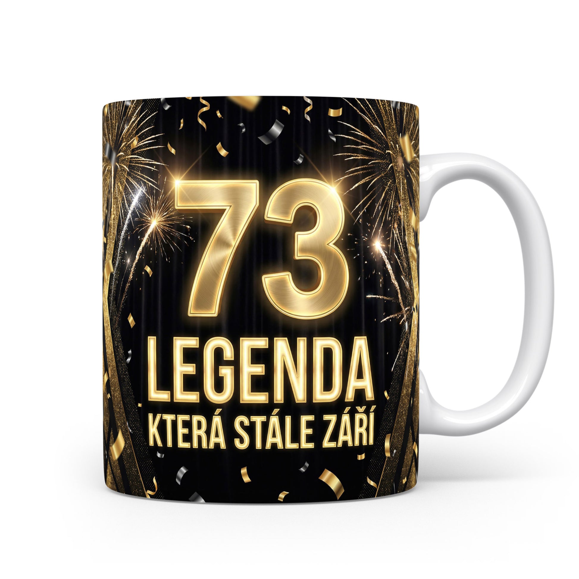 Narozeninový hrnek s číslem 73