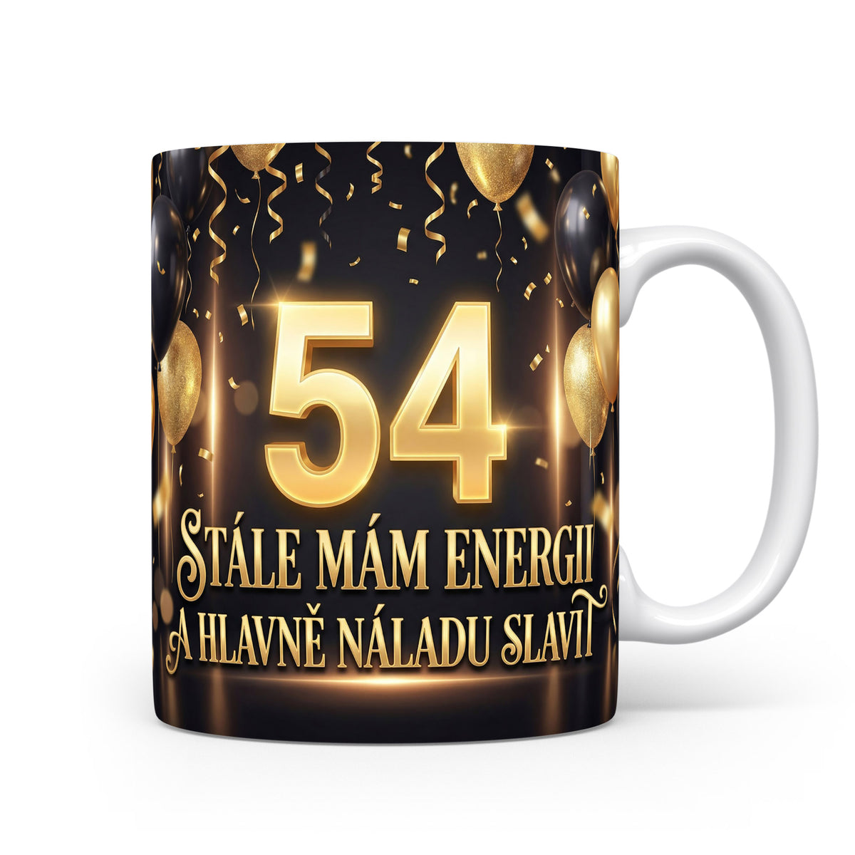 Narozeninový hrnek s číslem 54