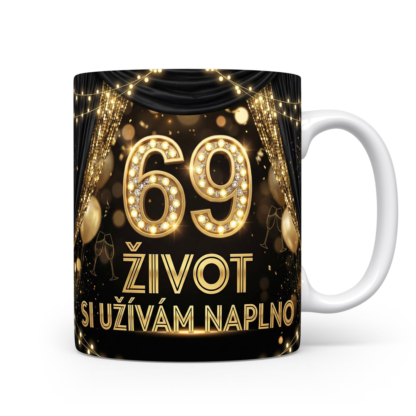 Narozeninový hrnek s číslem 69