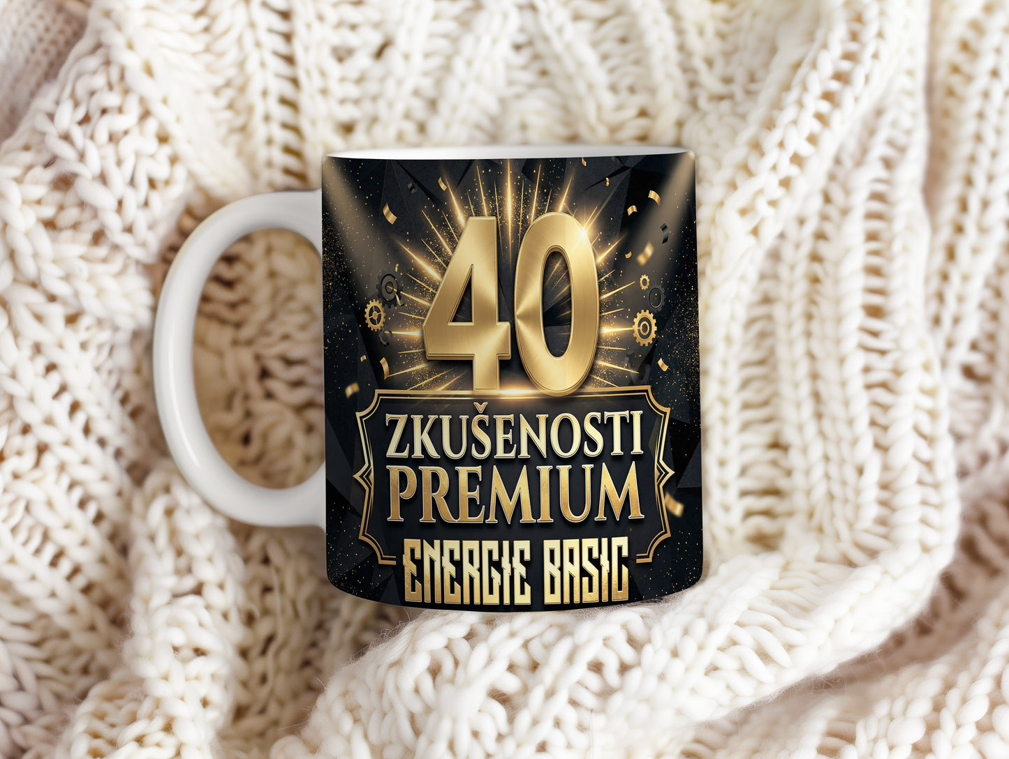 Narozeninový hrnek 40 let – ZKUŠENOSTI PREMIUM ENERGIE BASIC