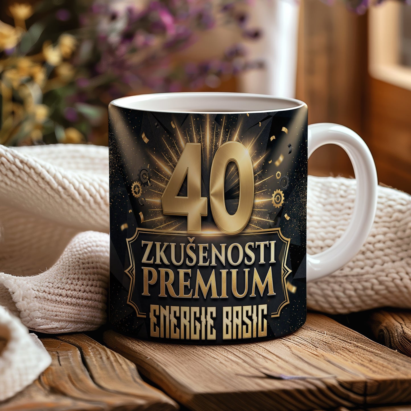 Narozeninový hrnek 40 let – ZKUŠENOSTI PREMIUM ENERGIE BASIC
